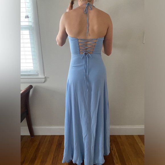 Light Blue prom dress - Picture 2 of 7